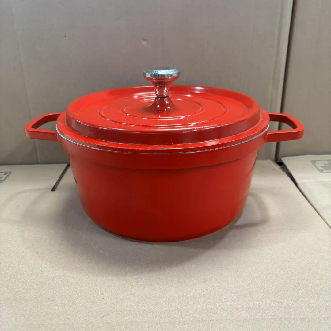 珐琅锅炖蛊陶瓷汤蛊家用铸铁焖搪瓷不粘锅F