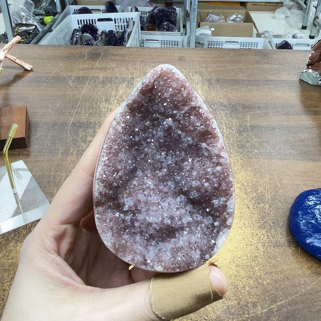 未镶嵌紫晶摆件晶体