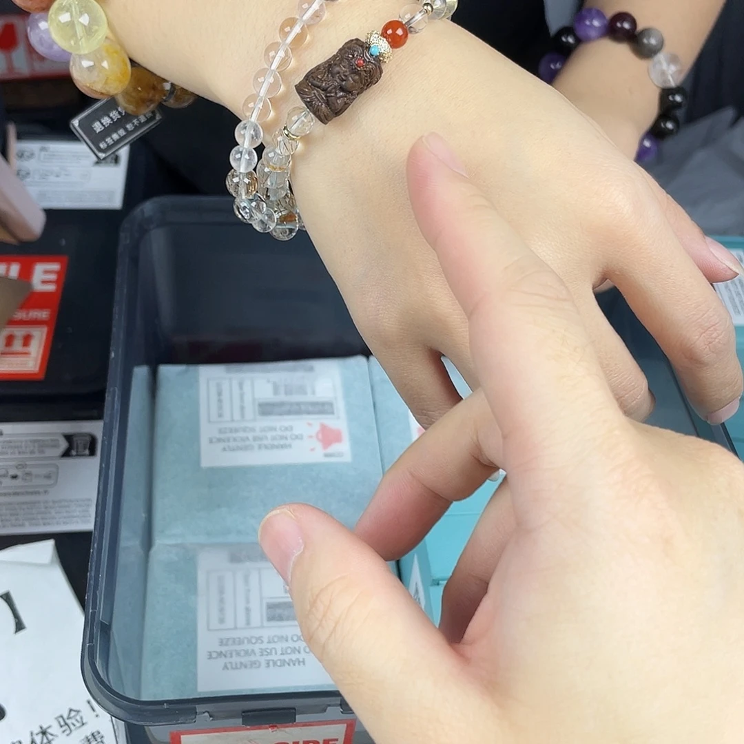 手链水晶银S925镶嵌