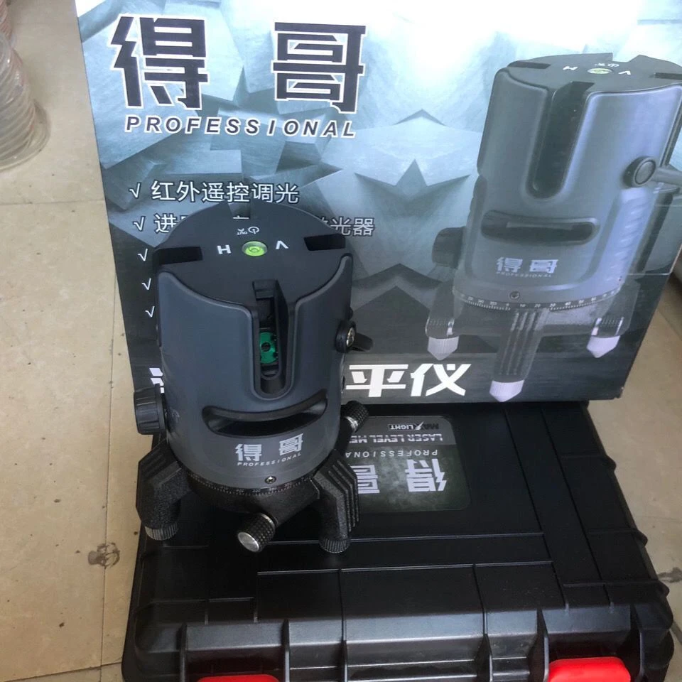 红外线绿光高精度激光水平仪绿光水平仪室外强光点自动打线工具