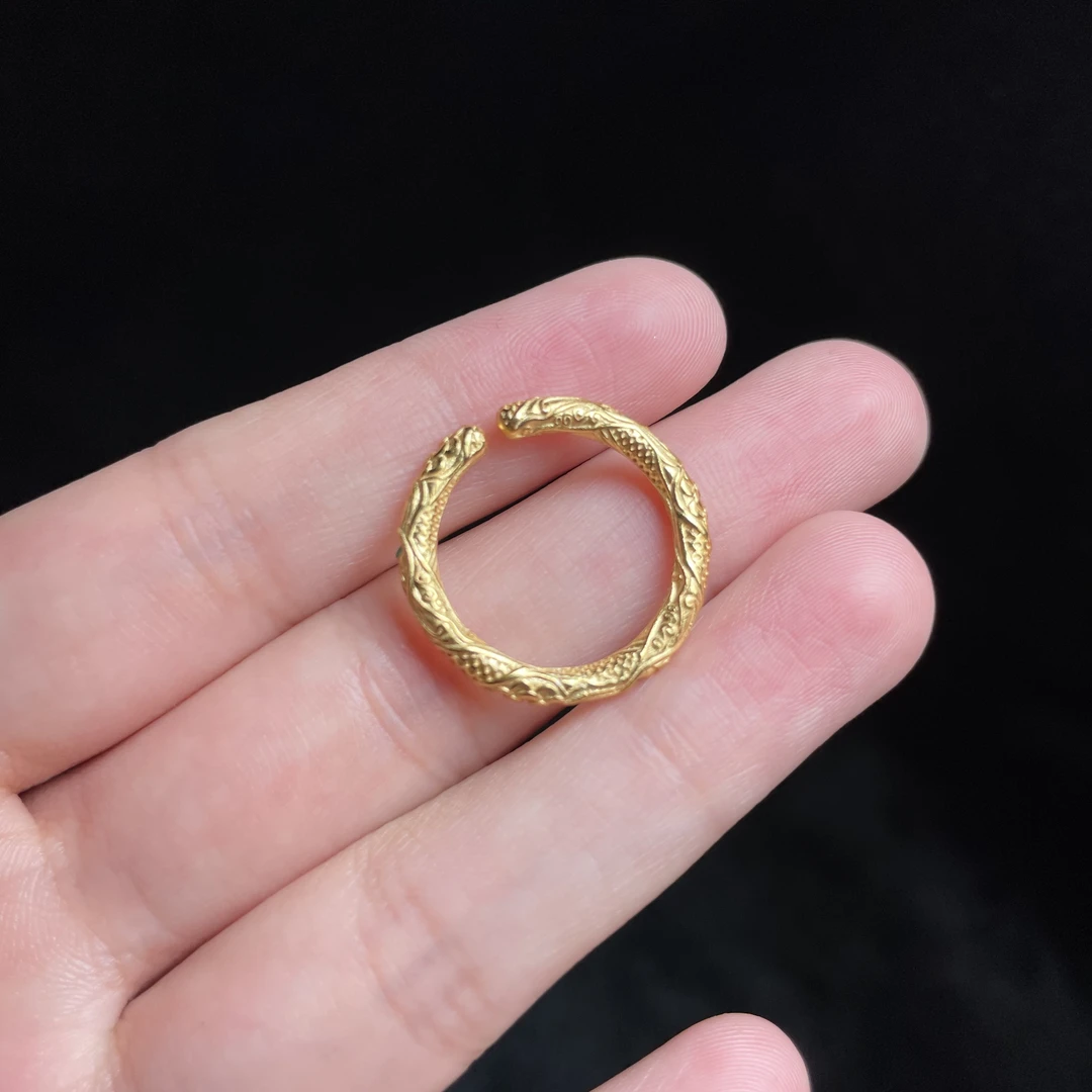 925银银制品 【玉氏珠宝】925银乾坤圈开口戒指 ZC0750002