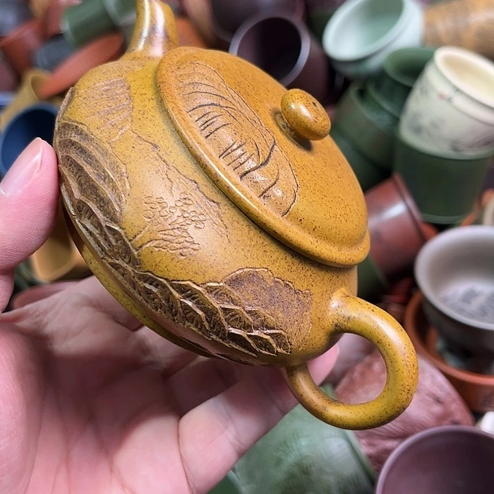 紫砂茶杯全手工紫砂主人杯