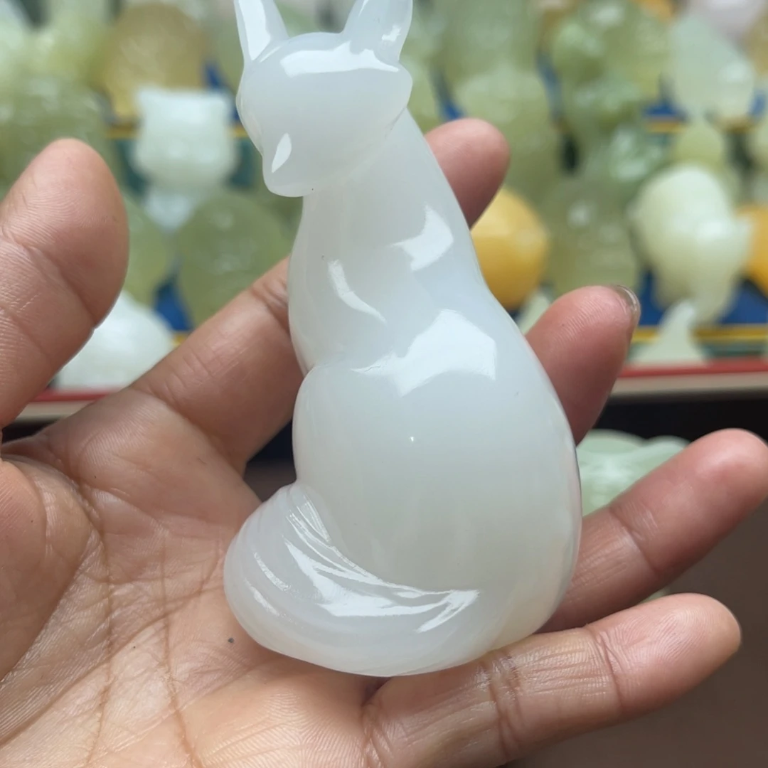 幸****玉天然桌面小摆件