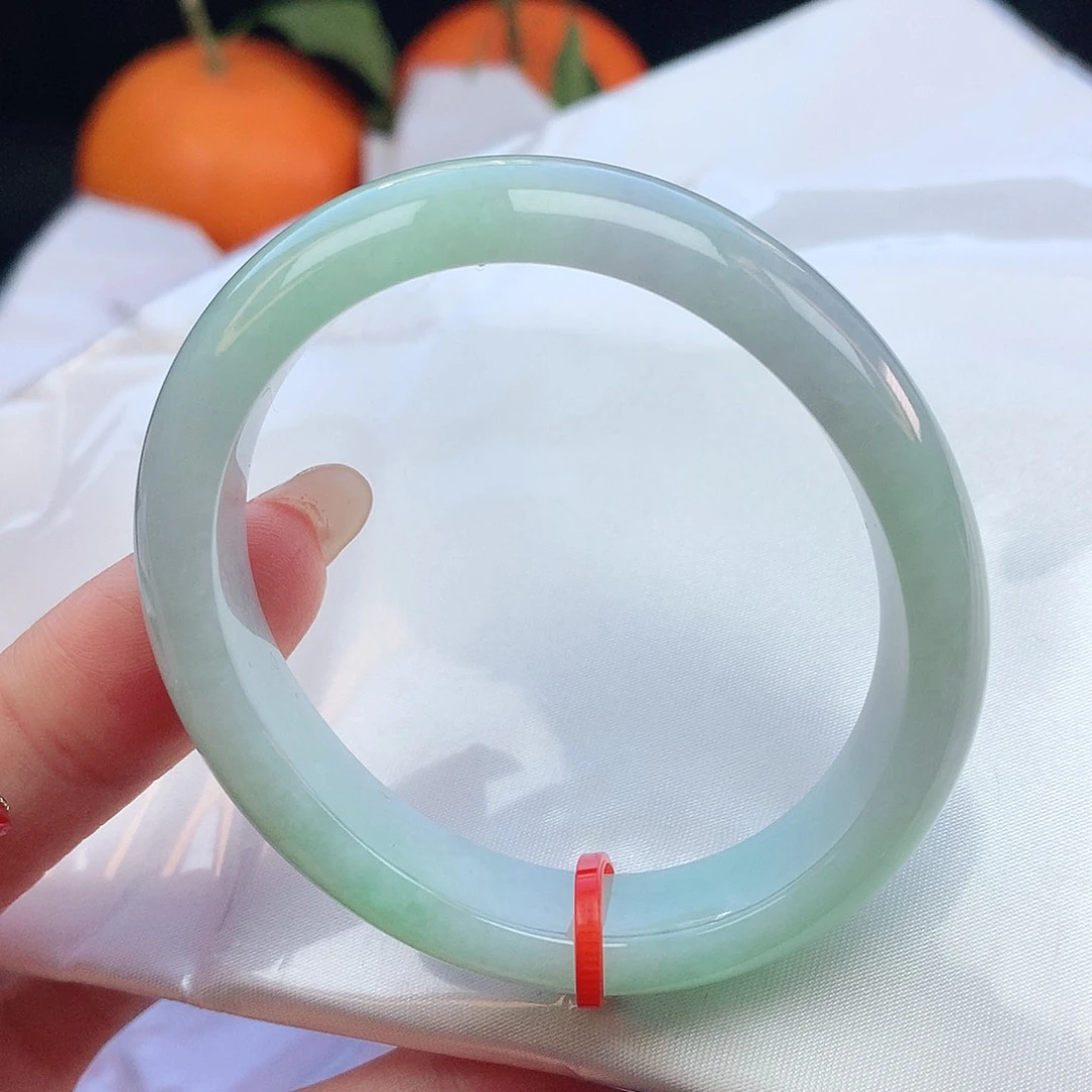 翡翠手镯未镶嵌52贵妃900114