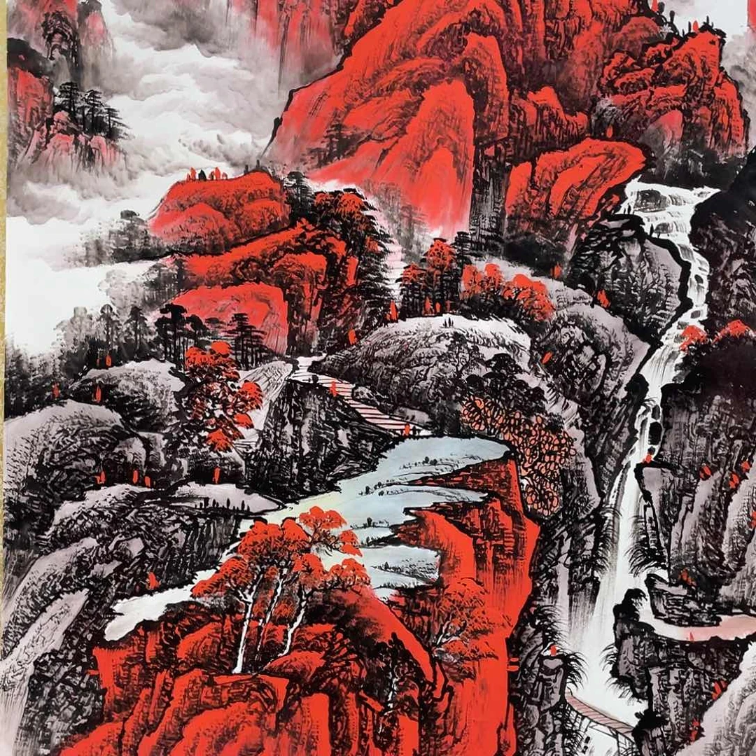 国画老师手绘带运险w