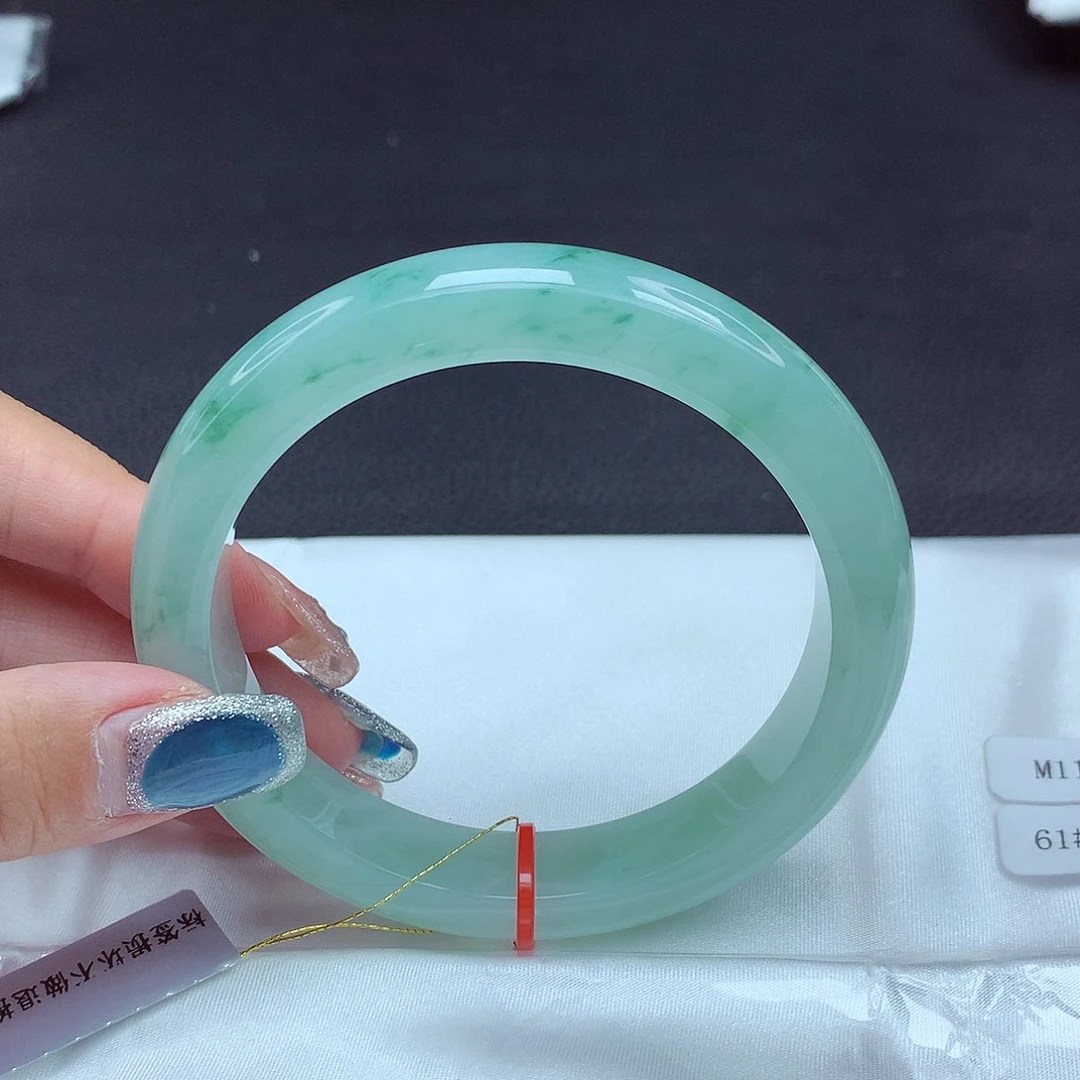 未镶嵌手镯翡翠61圈986