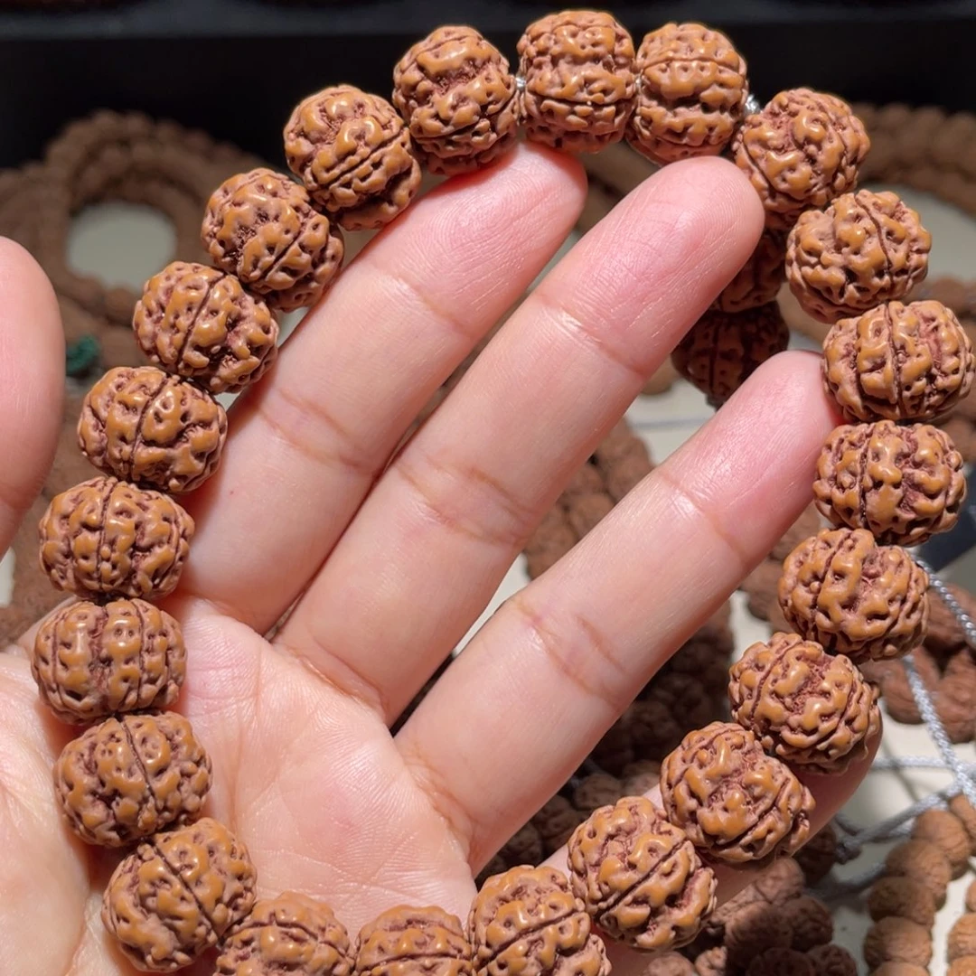 金刚菩提吊坠帝王花手串15.8