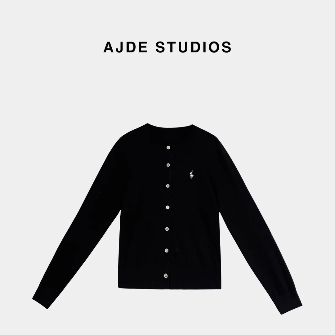 AJDE｜小马圆领针织开衫 01秋冬穿搭