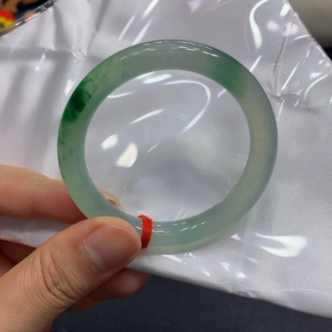 未镶嵌手镯翡翠翡翠手镯高冰带色22