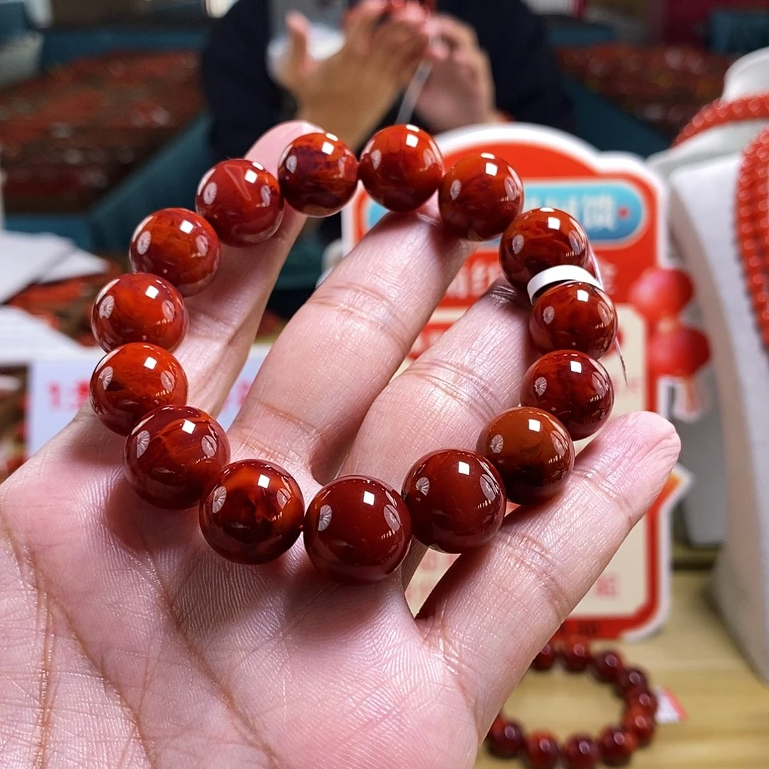 未镶嵌14mm（多样性发一）典藏南红玛瑙