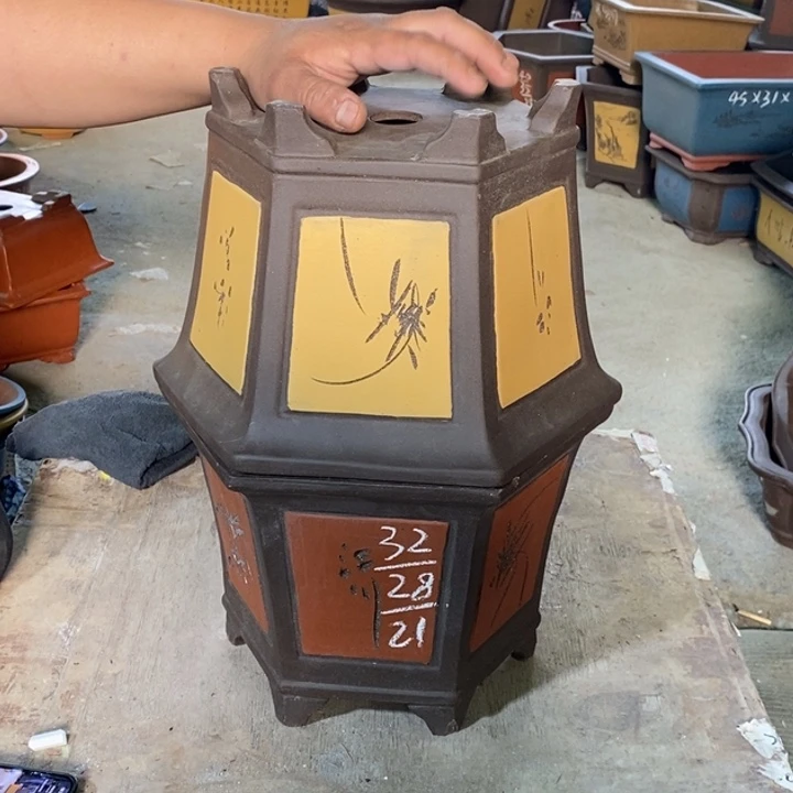 紫砂花盆紫砂紫砂