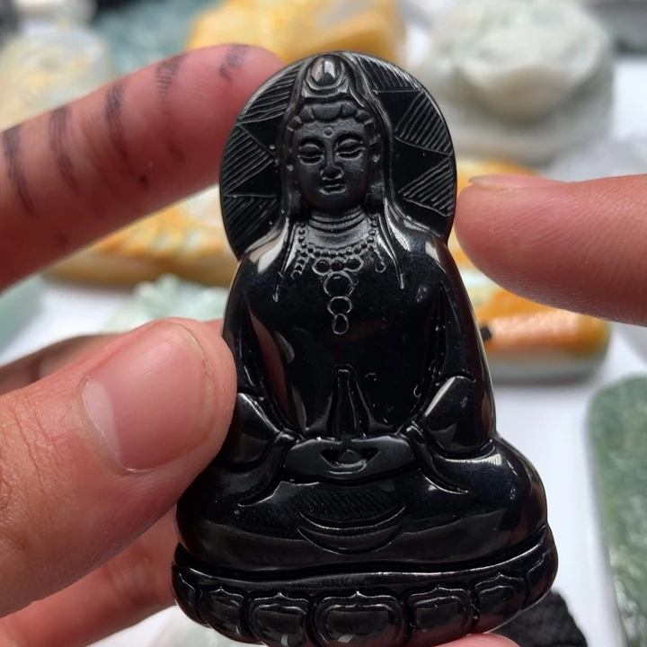 翡翠未镶嵌颈饰保真天然a货翡翠