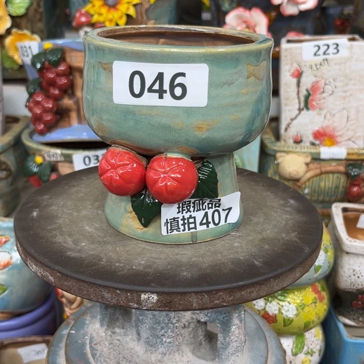 紫砂花盆粗陶材质多肉花盆