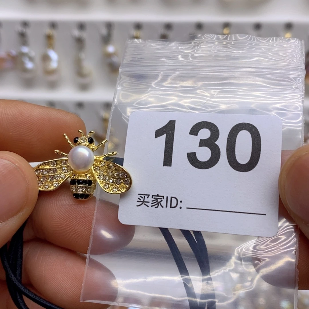 淡水珍珠颈饰银S925镶嵌130