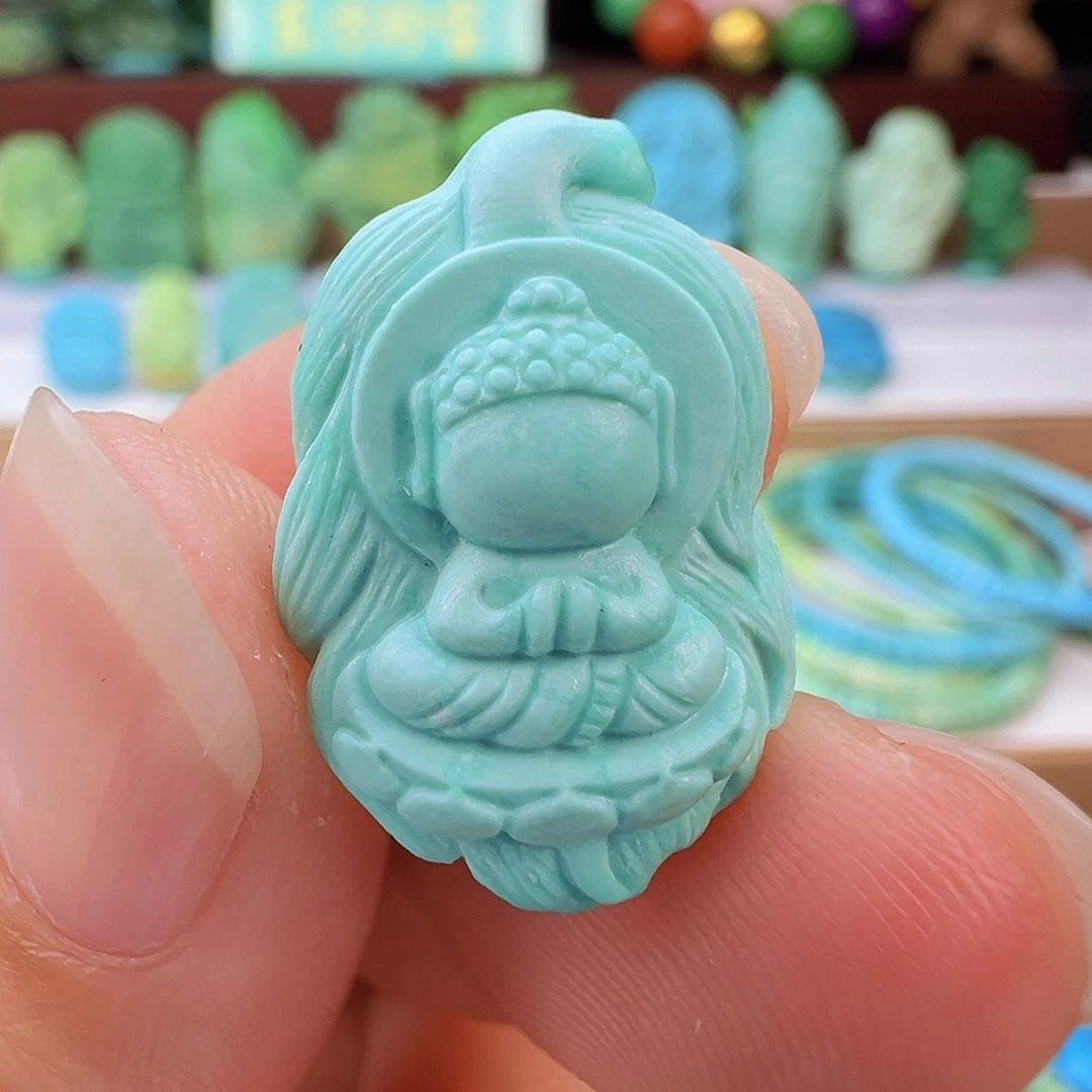 未镶嵌绿松石项链