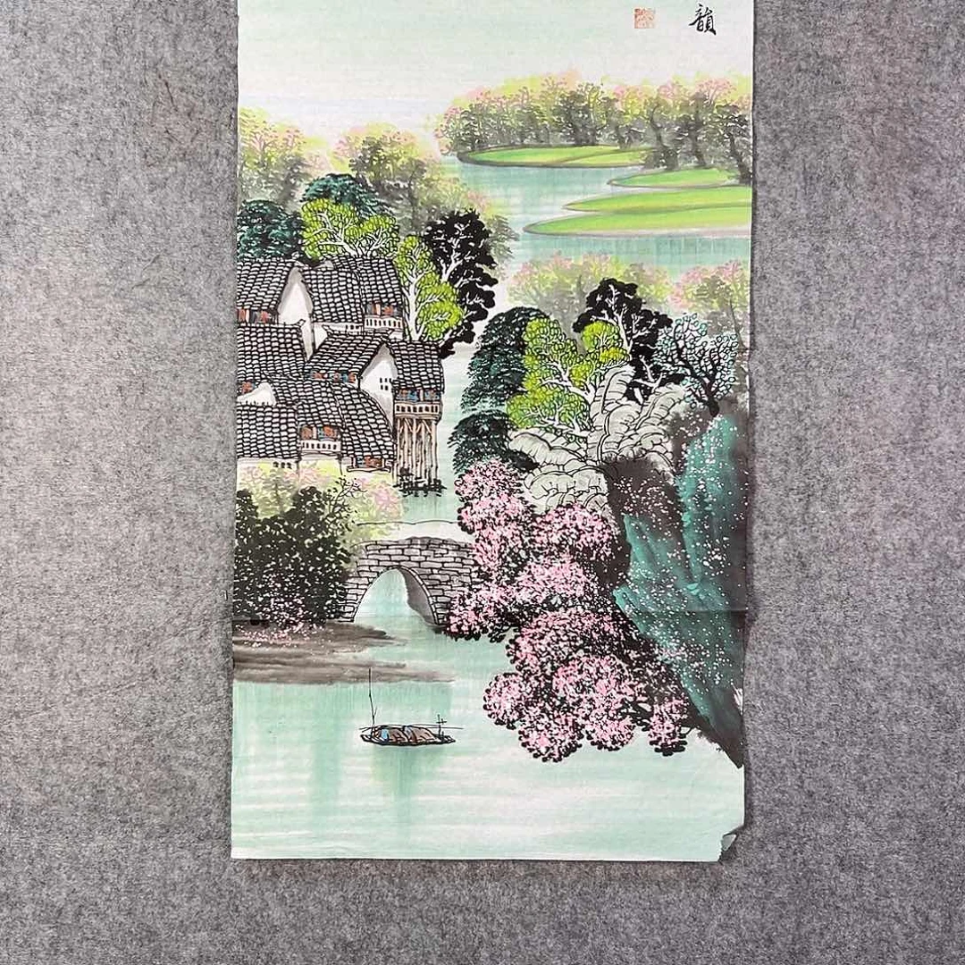 国画351 花鸟在此处飞翔也不太