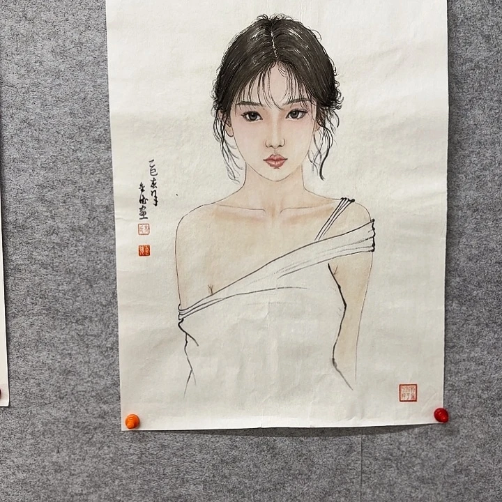 国画花鸟的翅膀和翅膀是一样的