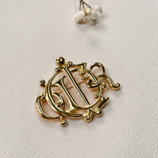 90新 DIOR/迪奥 【六六中古】孤品复古胸针tr0139