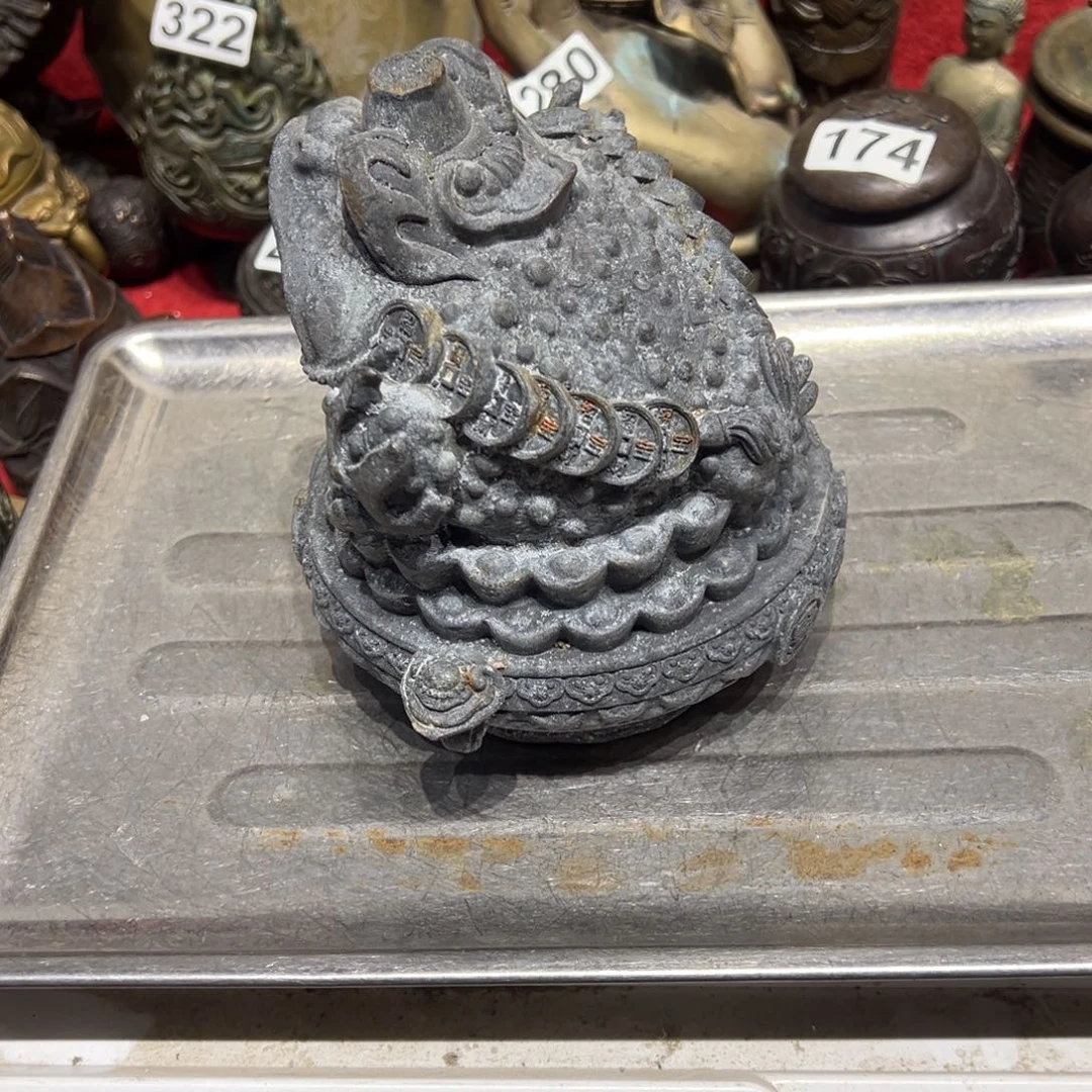 黄铜摆件，文房摆件