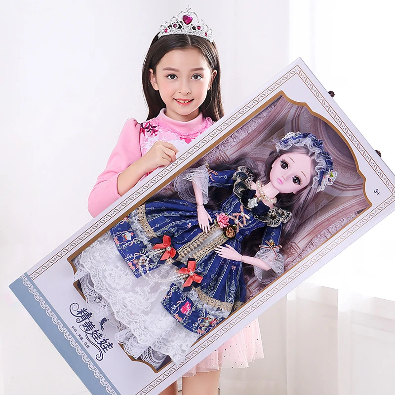 换装仿真洋娃娃60厘米大号女孩六一儿童节玩具套装生日礼物大礼盒