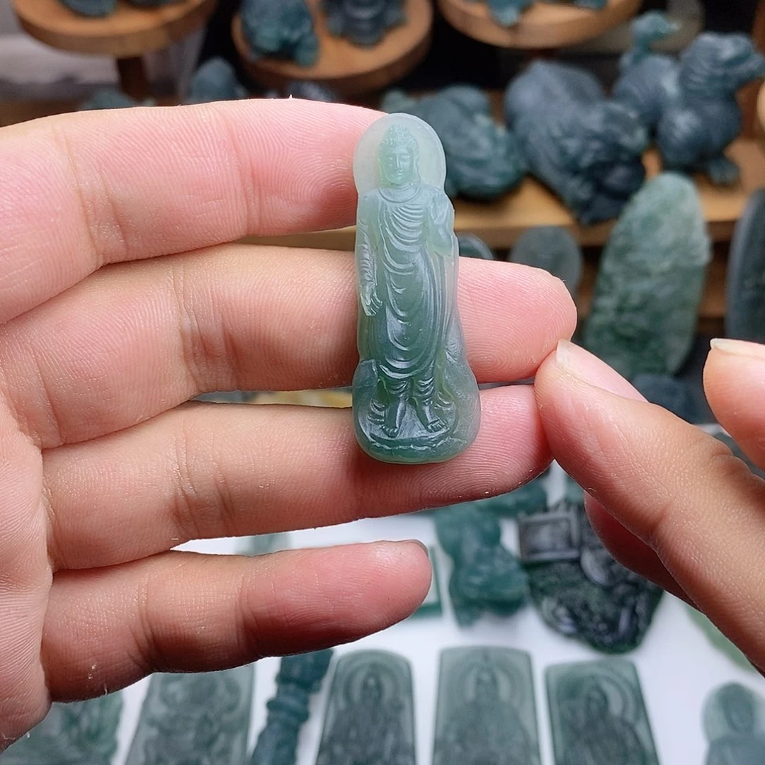 定制翡翠未镶嵌阿米
