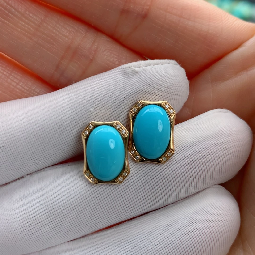 18K金镶嵌绿松石其他