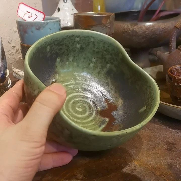 盘手工高温原矿窑变