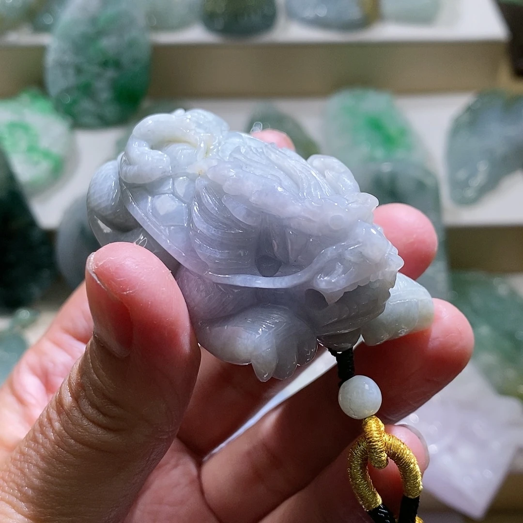 【闪购商品】翡翠颈饰未镶嵌龙龟
