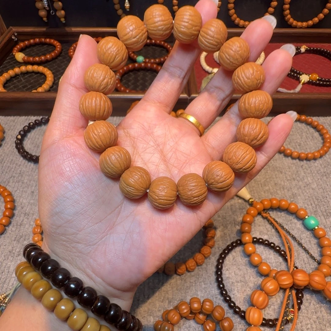 猴头核桃吊坠大土豪 猴头手串