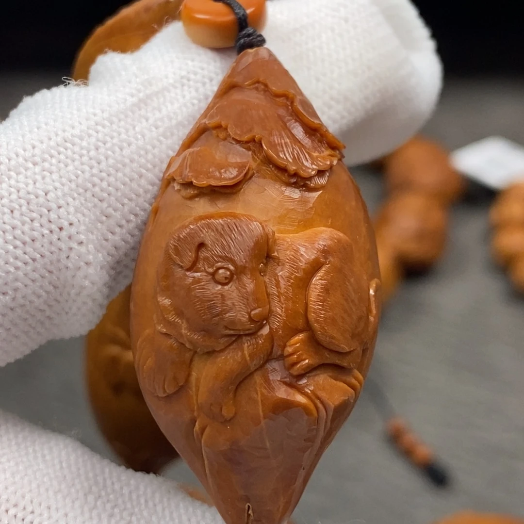 橄榄核手串/手链周泉兴生肖狗单子