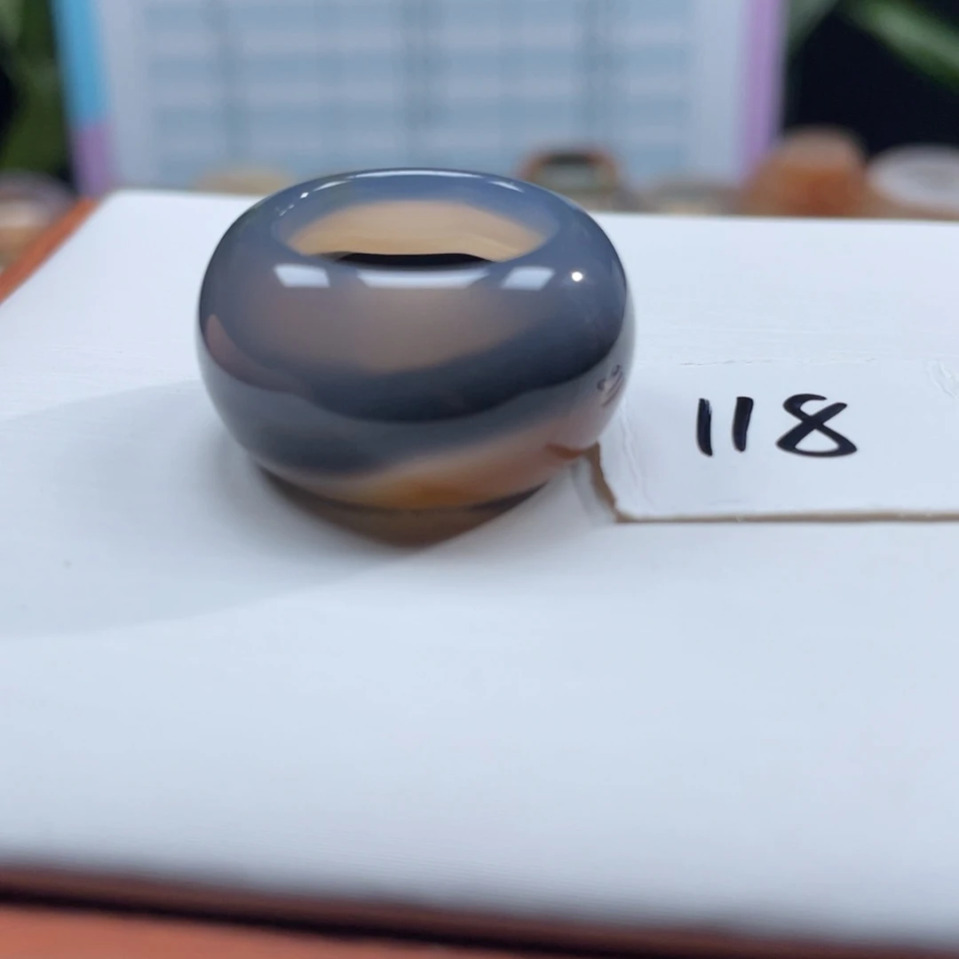 玛瑙/玉髓未镶嵌戒指Z15.9港11