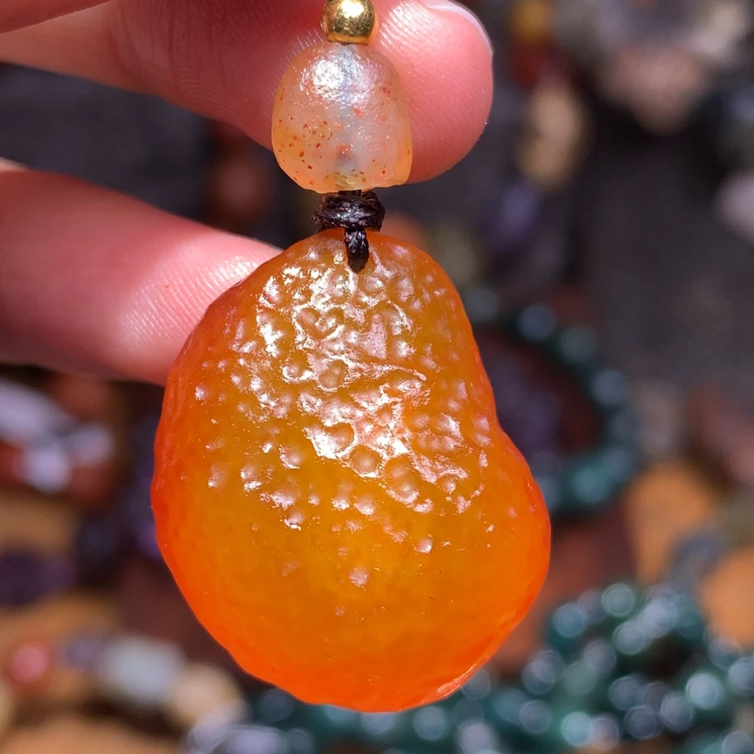 未镶嵌玛瑙/玉髓珠宝半成品