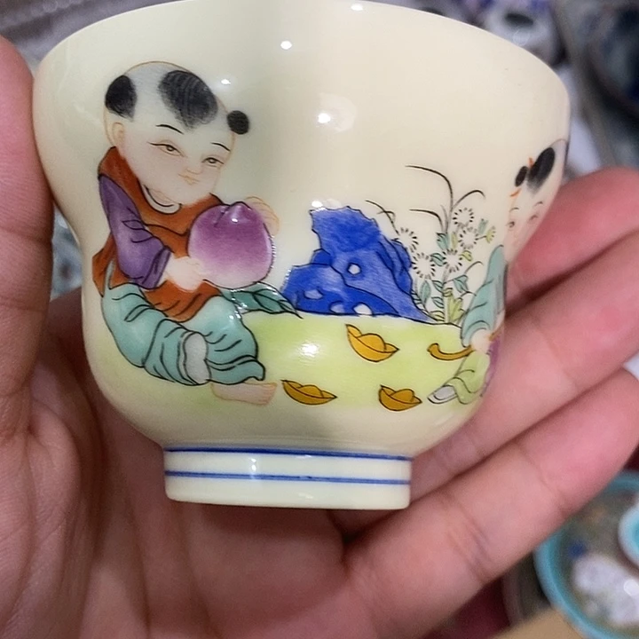 摆件景德镇陶瓷主人杯2445