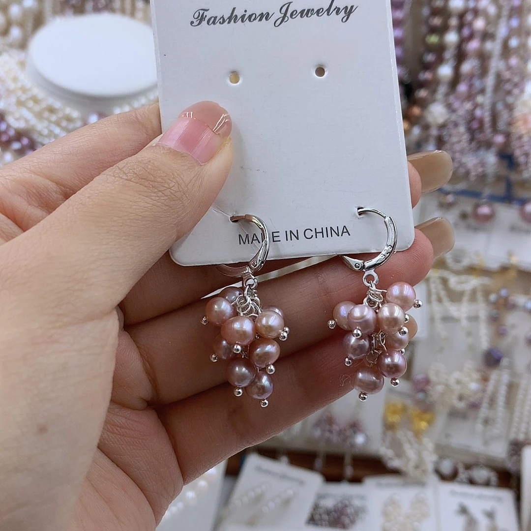 项链银S925镶嵌淡水珍珠