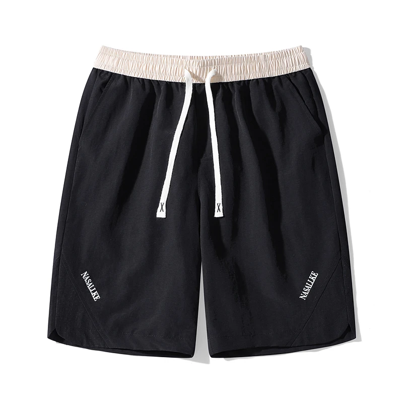 K11短裤夏季户外冰爽情侣款拼接打孔速干短裤五分休闲裤