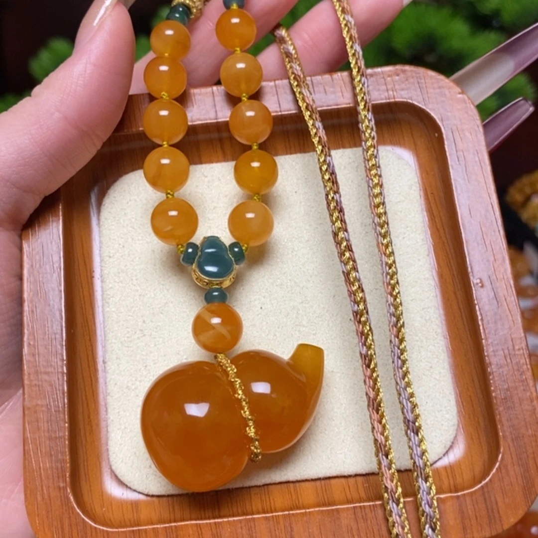 【闪购商品】蜜蜡颈饰未镶嵌项链