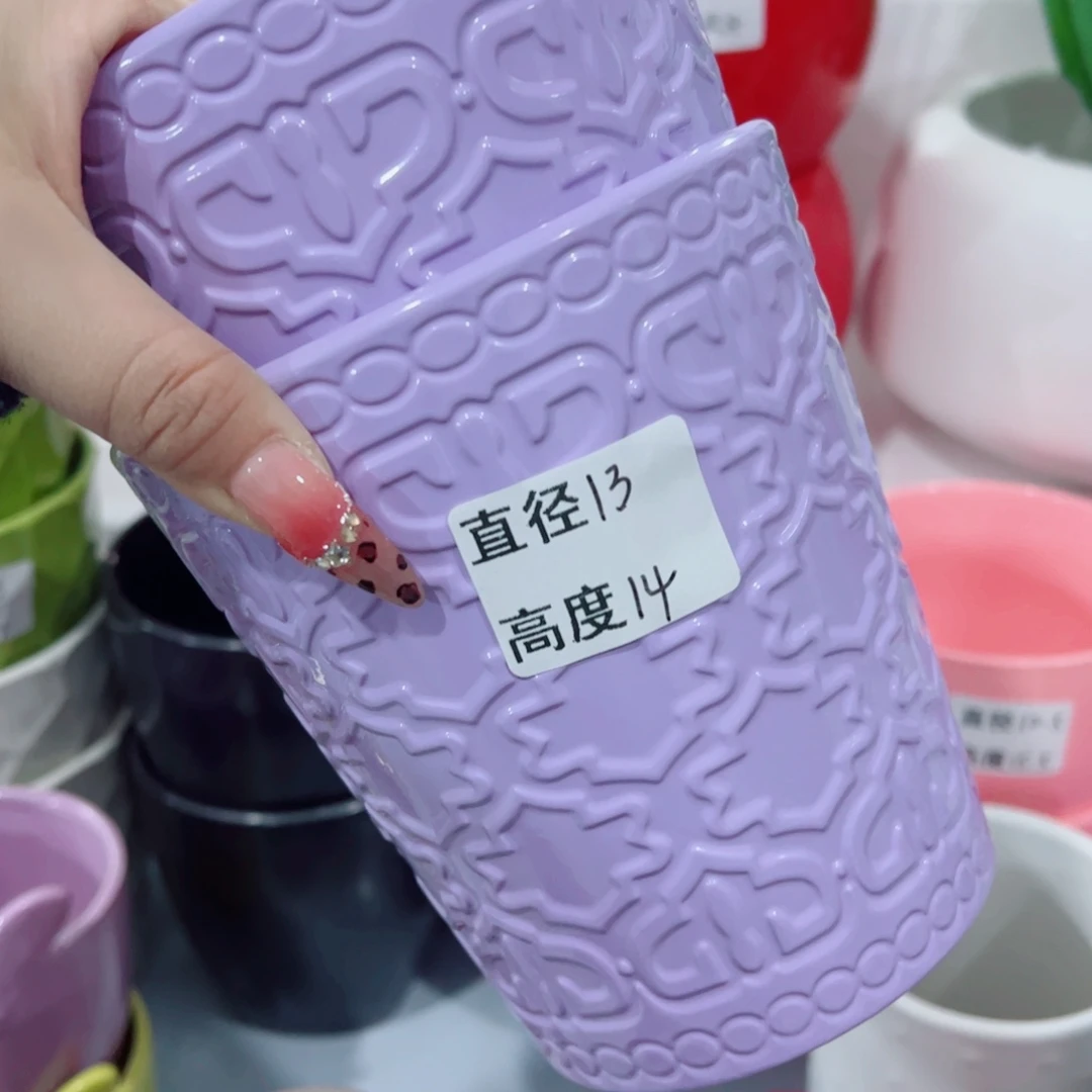 有孔，陶瓷花盆满10米包邮发货