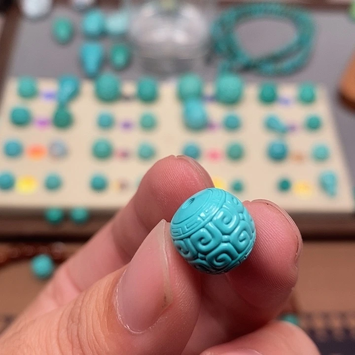 原生态湖北矿散珠配饰，尺寸12