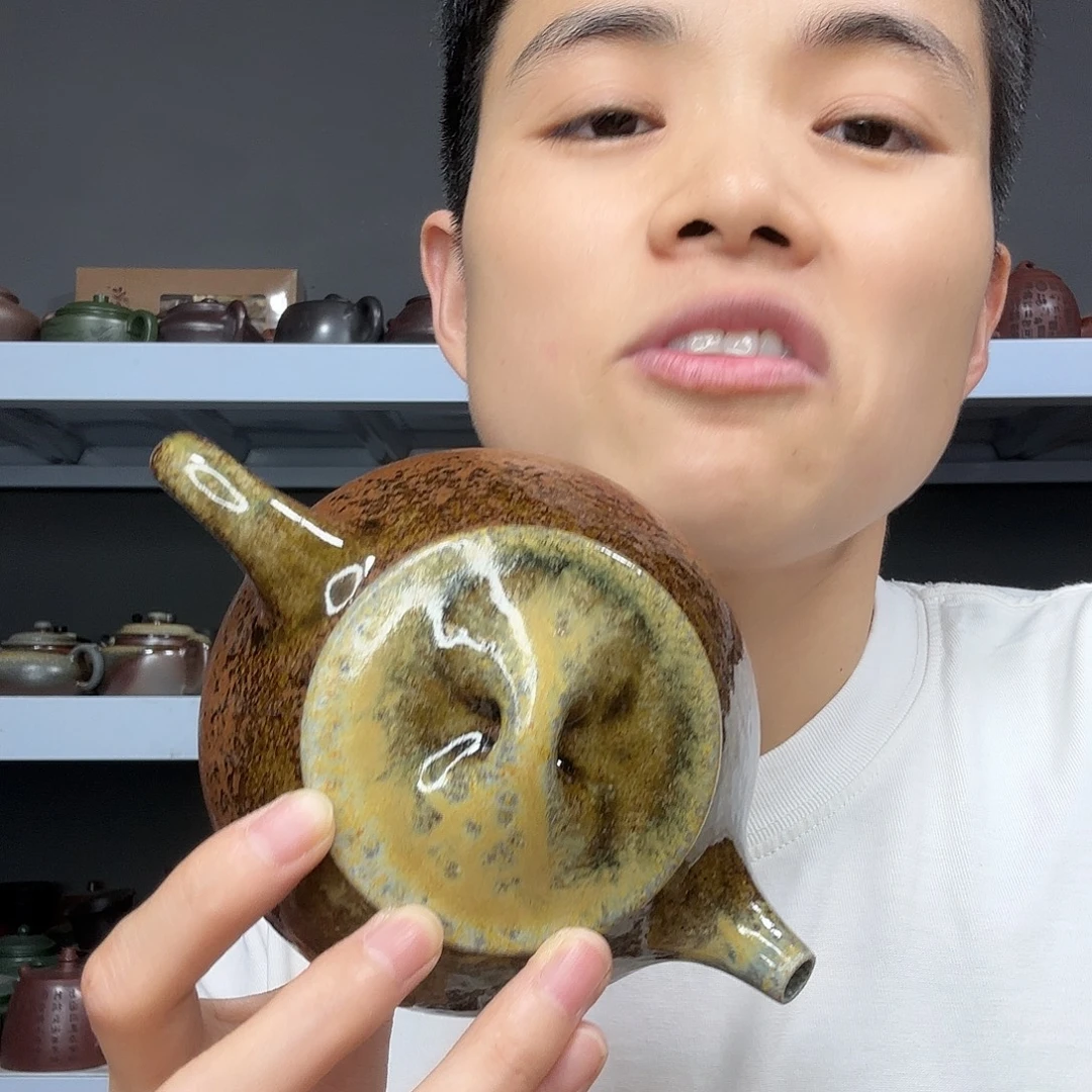 茶壶底槽青民间手艺人全手工制作