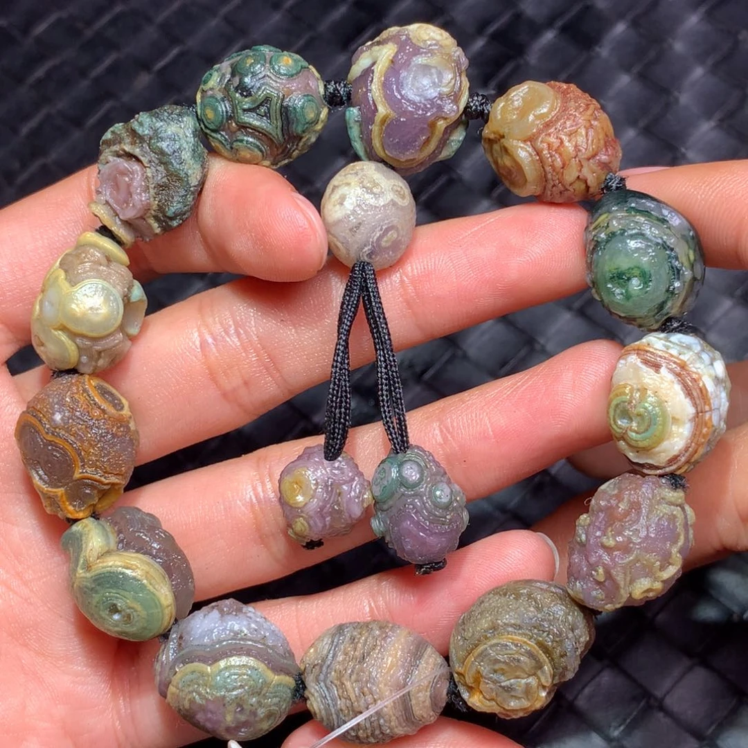 未镶嵌玛瑙/玉髓珠宝半成品