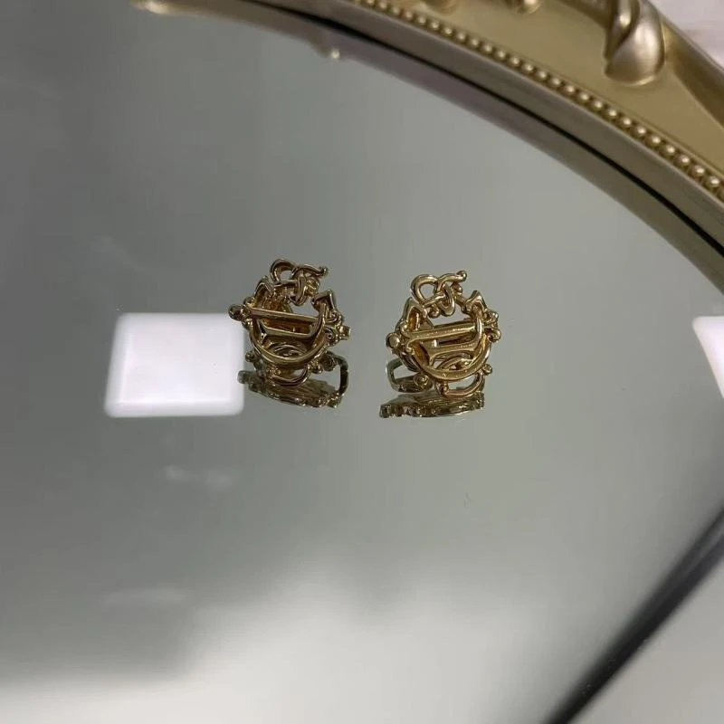 99新 DIOR/迪奥 乱乱子中古/耳夹/91860