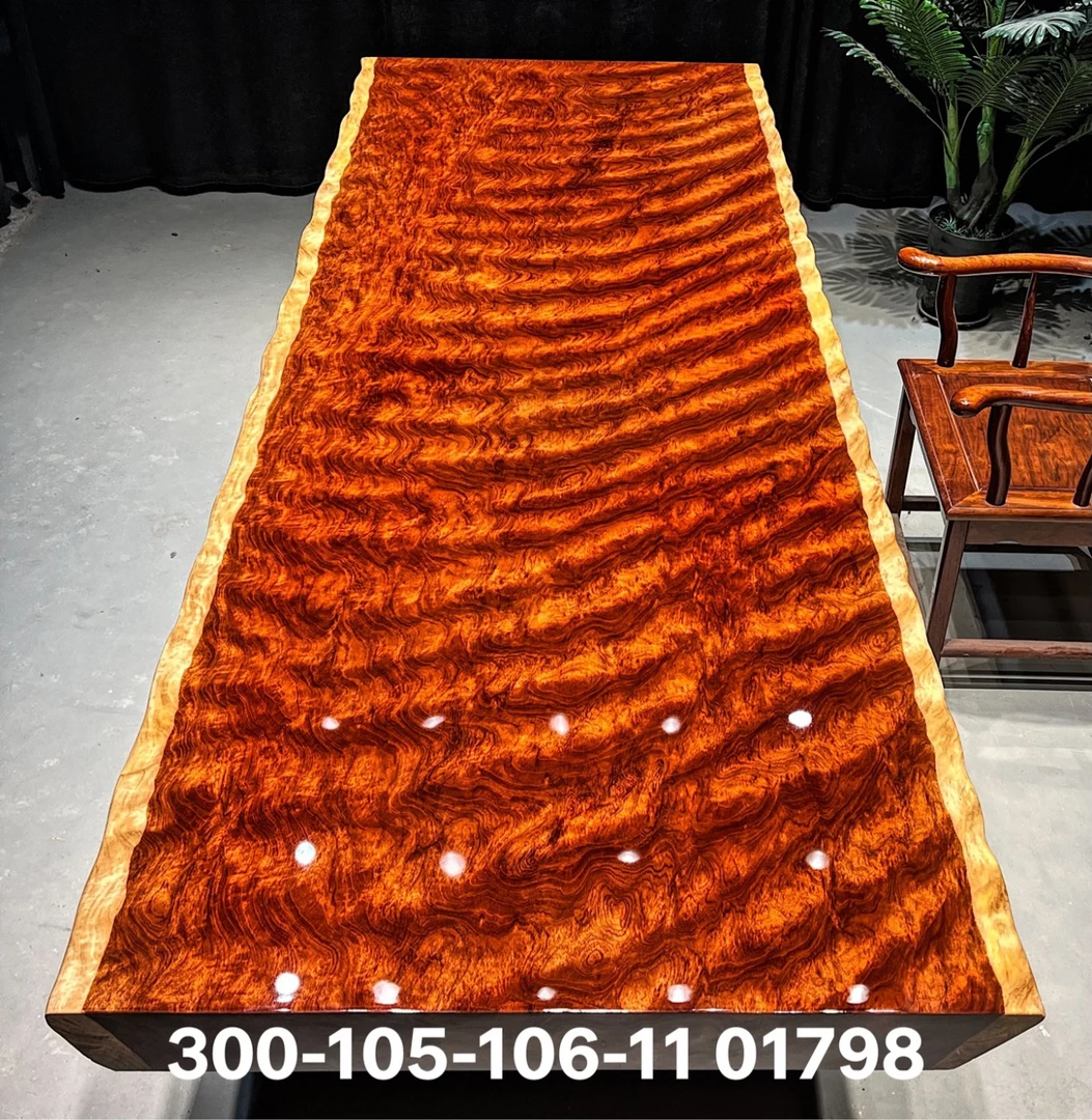 波浪纹巴花大板 300*106*11