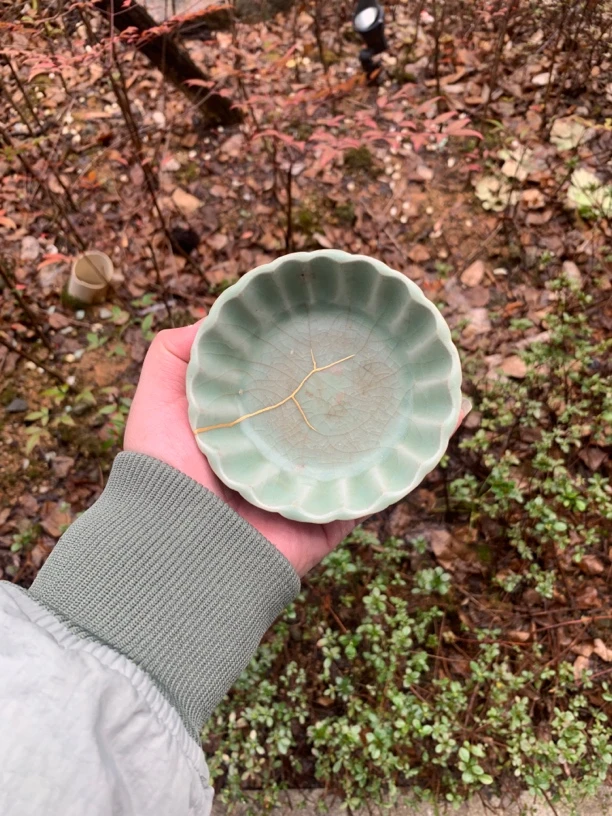 龙泉窑，遮断洗，梅子青