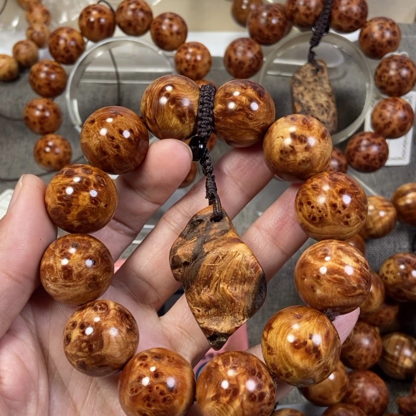 【闪购商品】柏木（崖柏）手串/手链半**饼