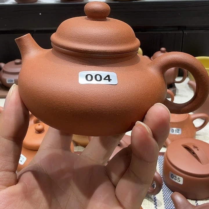 茶壶紫砂容天红泥888