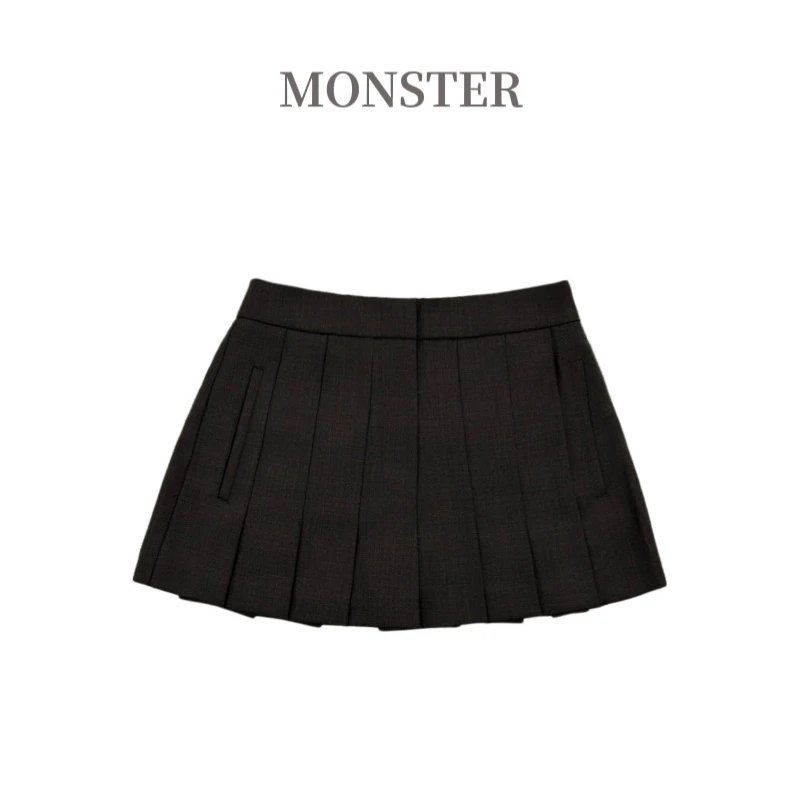 2025早春新品 时尚简约 高质感设计百褶女半身裙 B00533