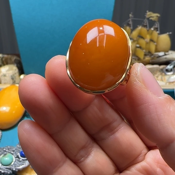 琥珀未镶嵌手链波兰设计款琥珀蜜蜡