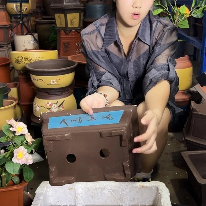 32蓝马槽花盆花盆花盆