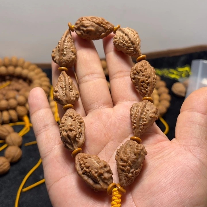 手串文玩核桃麒麟角单圈 不退换