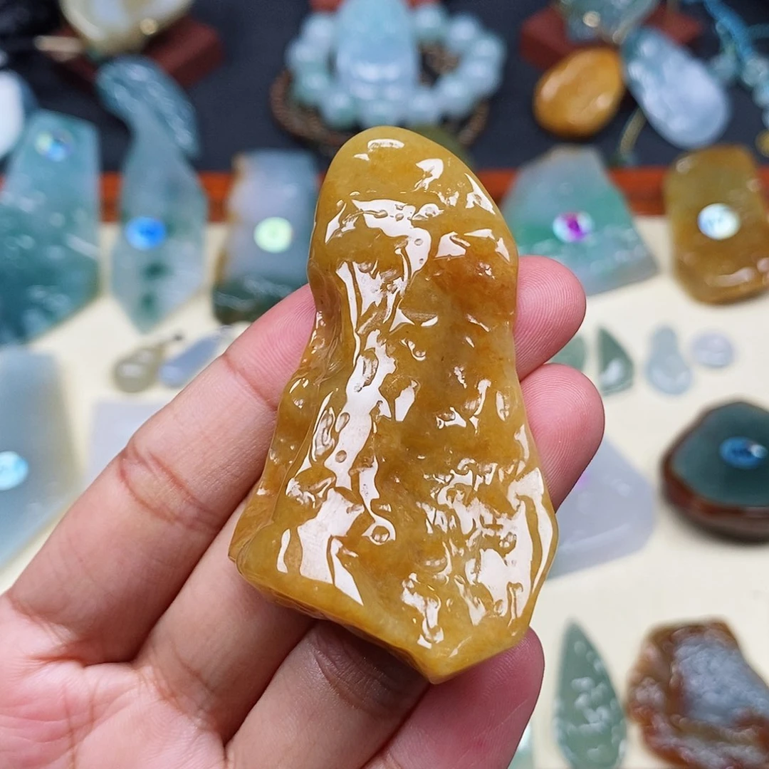 颈饰未镶嵌翡翠翡翠